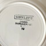 Digoin dessert plates model Chives