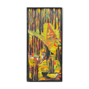 La rivière œuvre abstraite