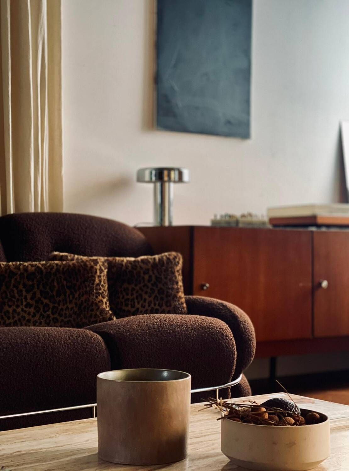 OKAY three-seater sofa by Adriano Piazzesi vintage Italian design 1970s