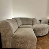 1970's designer sofa completely redone with designer fabrics