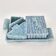 Vintage 1950s italian blue ceramic tobacco set 50s rockabilly