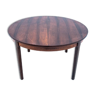 Table à manger en bois de rose des années 1960