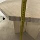 Octagonal travertine side table, 1970