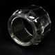 Sugar bowl, Art Deco, pressed glass, Germany, 1950s