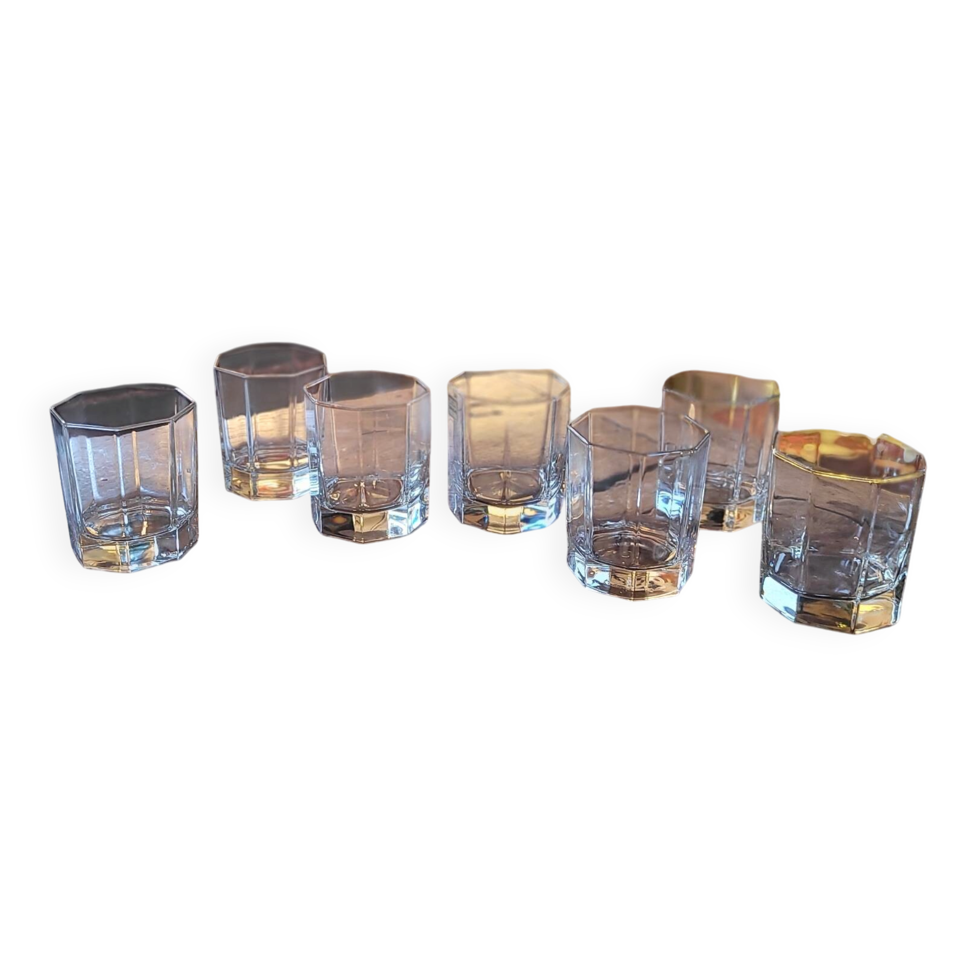 7 Octime Luminarc glasses – 1980s