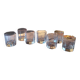 7 Octime Luminarc glasses – 1980s