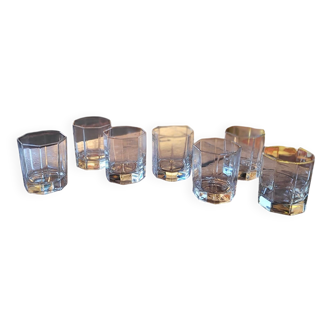 7 Octime Luminarc glasses – 1980s