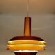 Mid-century modern Danish copper pendant light, 1970s