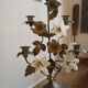 Church candelabrum in brass and glass