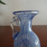 Miniature vase Scavo Seguso Vetri d'Arte iridescent glass Murano 1950