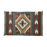 2 x 3 Ft Handwoven Kilim Runner  Rug, Kilim Carpet, Floor Carpet, Small Carpet 60 x 90 cm.