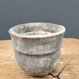 Cast iron flower pot grey planter