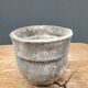 Cast iron flower pot grey planter