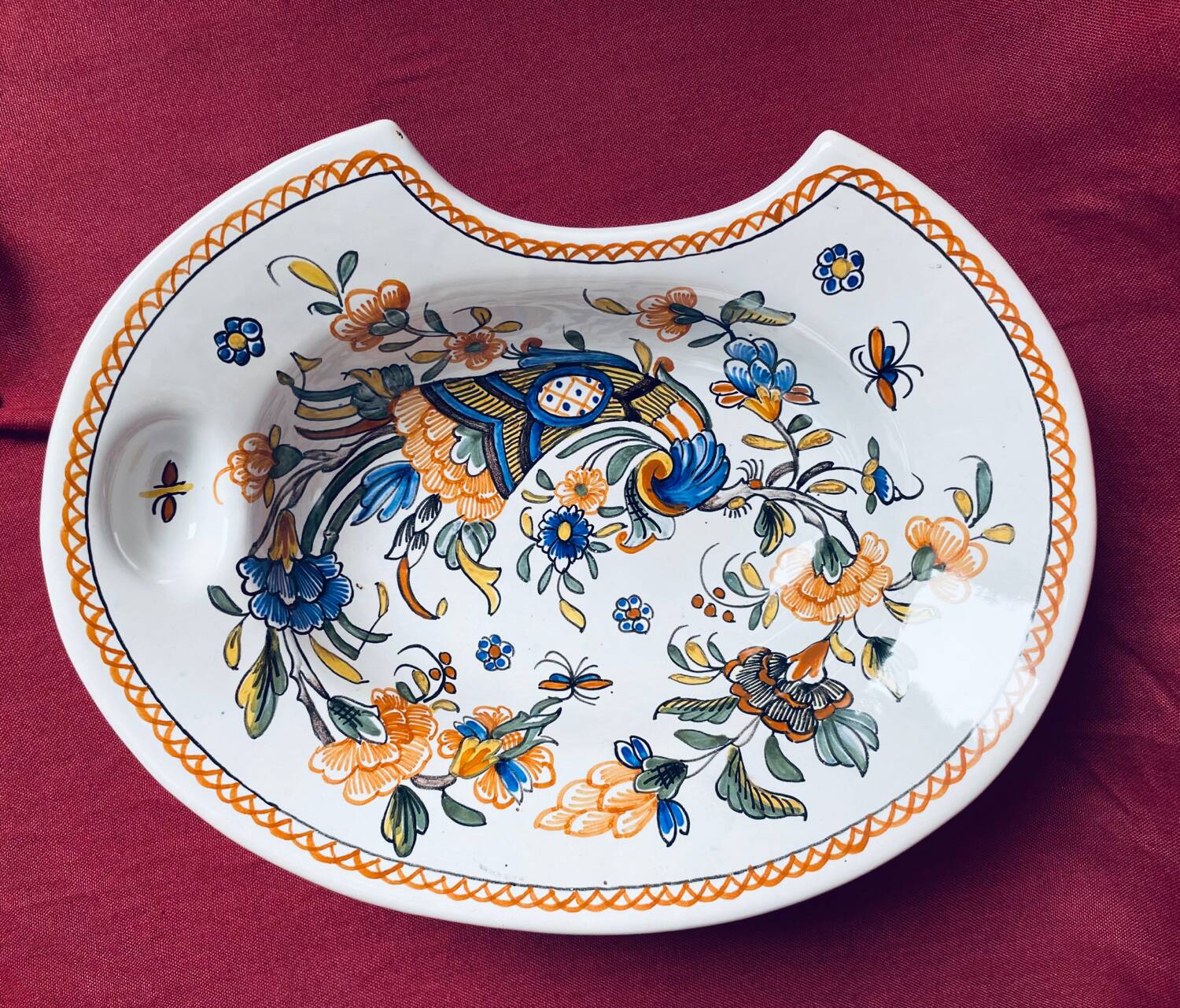 Rouen earthenware dish