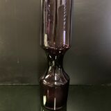 Vase en verre double gourde design 1960