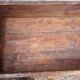Table with a kneading trough in beech from the 19th century.