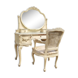 Antique dressing table with chair, 1920