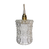 Vintage lamp molded glass