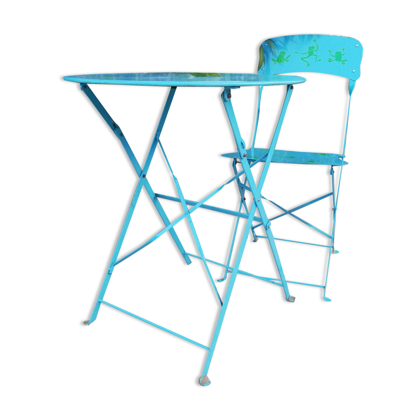 Garden pedestal with chair