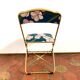 Chaise pliante vintage upcyclée