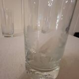Grands verres en cristal krosno