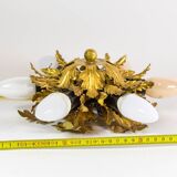 Recessed ceiling lamp with floral shape of Italian design 50s