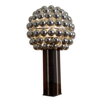 Kinetic lamp. 1970. Smoked Plexiglas. Space age.