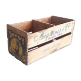 Wooden crate transport colorful poster Magraner-Co Espana