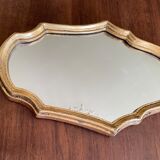 Gilded mirror of style Louis XV sober 32 X 22