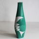 1960s Green Ceramic Vase by Jaroslav Jezek for Royal Dux