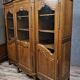 Large Provençal library in Louis XV style made of oak from the 20th century.