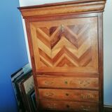 19th century elm secretary
