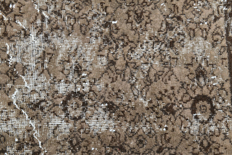 6x10 antique brown turkish rug  296x192cm