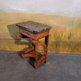Small Restoration period console in walnut