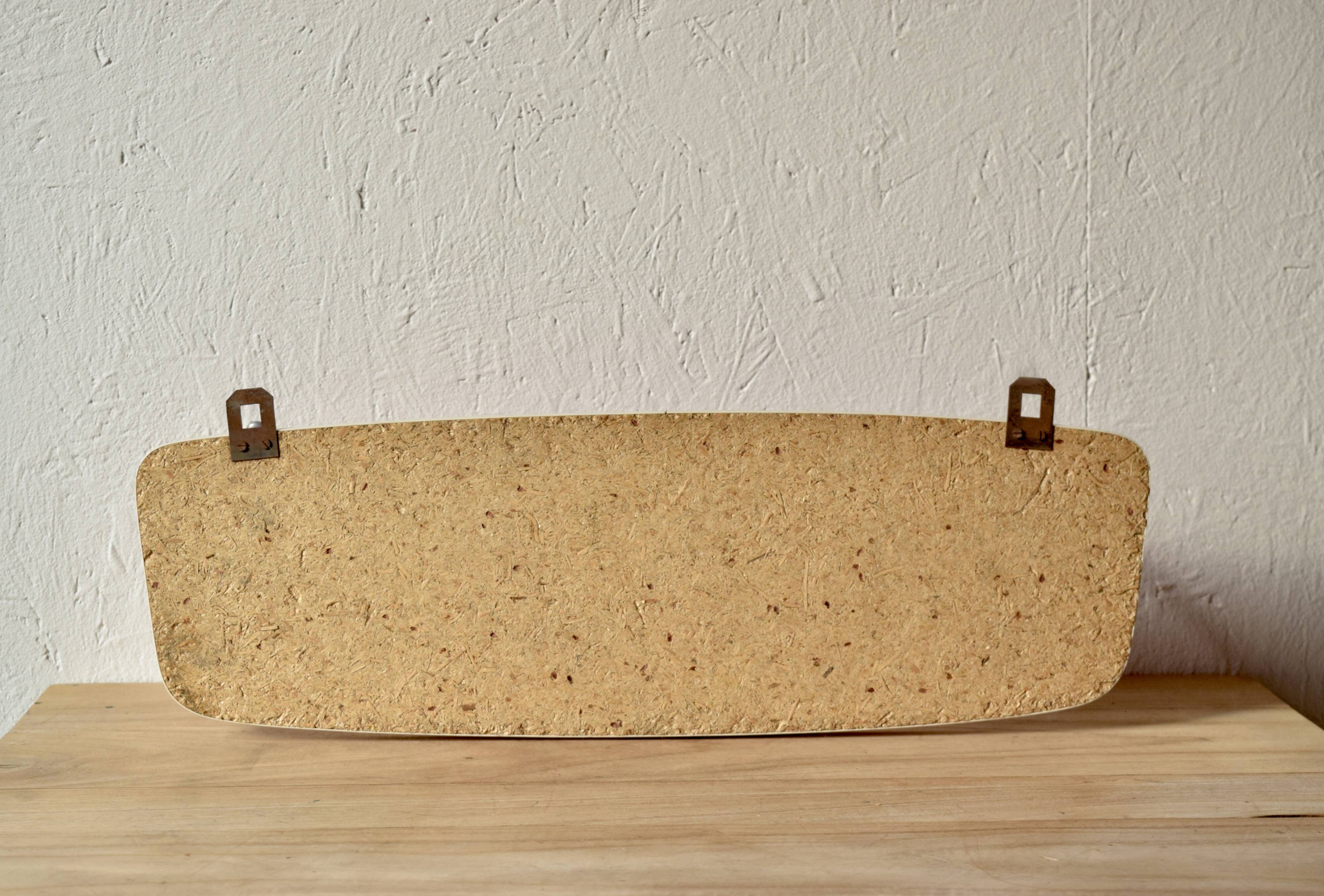 Vintage coat rack in red Formica - triple hook