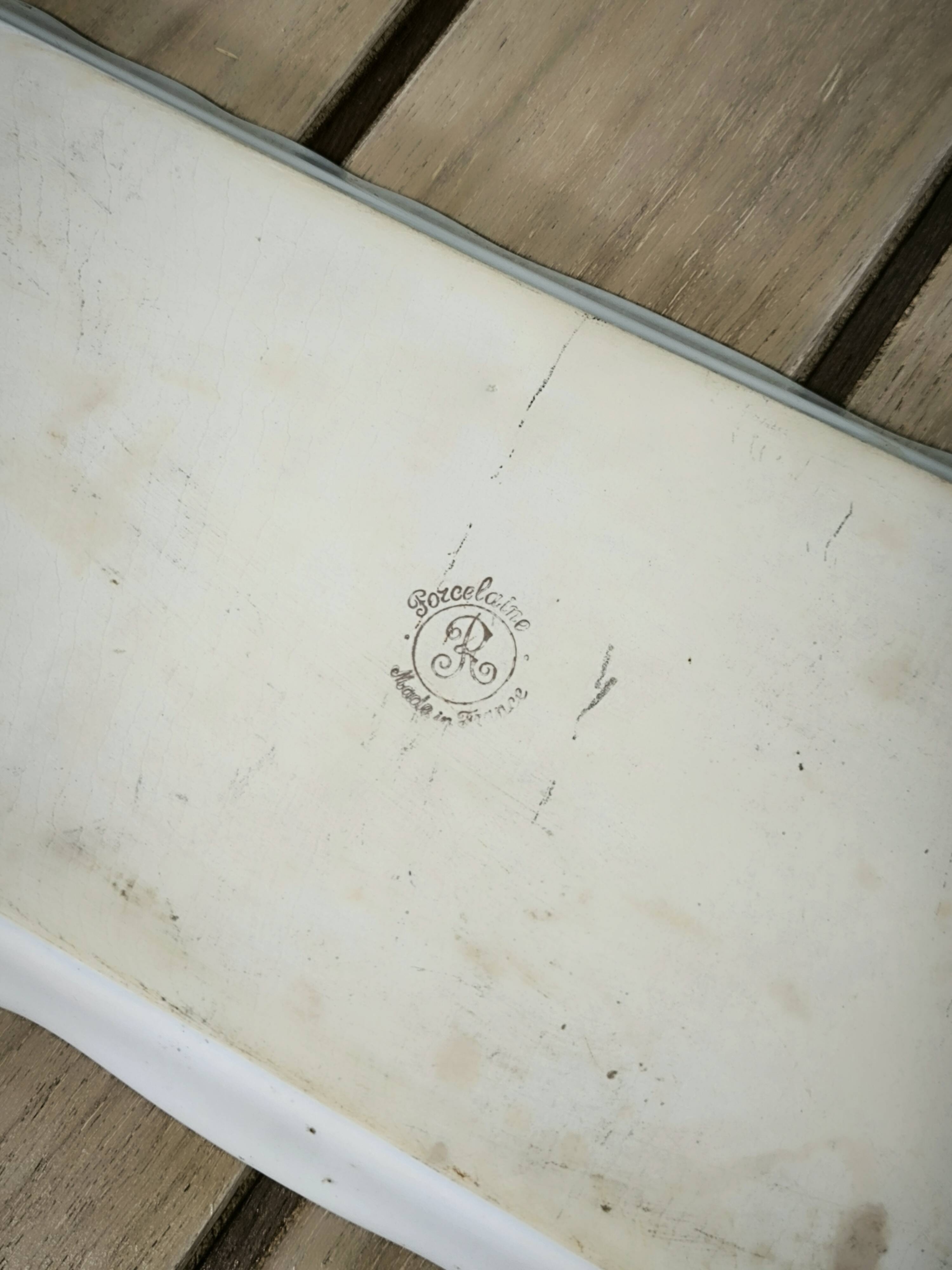 Revol porcelain tray