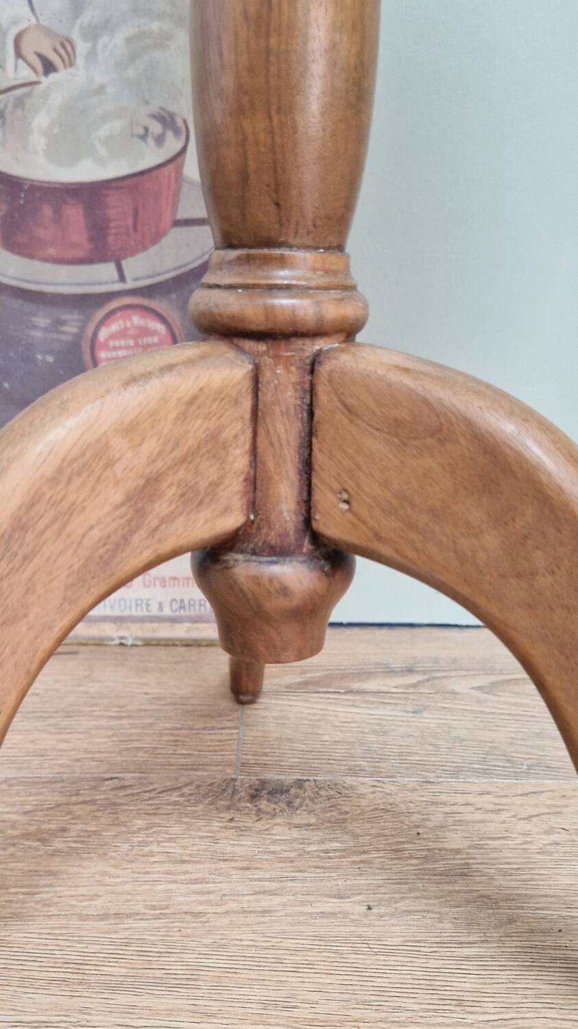 Tripod Gueridon Louis XVI style mahogany