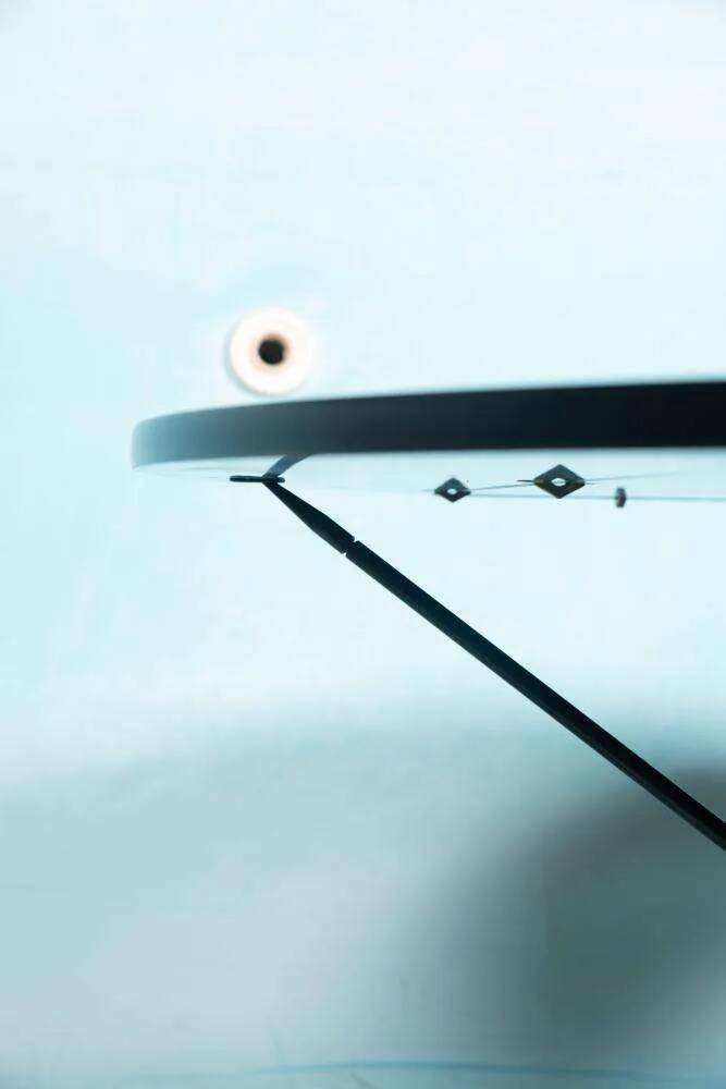 Minimalist postmodern dining table Hennie de Jong