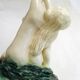 Mid-century Bathing Woman sculpture, ceramic piece.