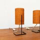 Mid-century string table lamp, 1960s, set of 2