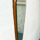 Asymmetric mirror teak 37x76cm