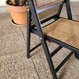 2 chaises pliantes en cannage