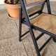 2 chaises pliantes en cannage