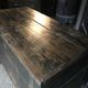 Old patinated wooden chest early 20th century