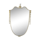 Mid-century Italian mirror in brass. Italy 1950s