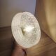 White Clichy glass suspension