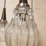 Three-light waterfall chandelier
