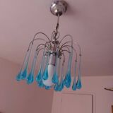 Chandelier Murano drops of water Paolo Venini