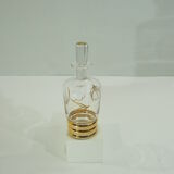 Crystal liqueur carafe Vanne le Chatel vintage