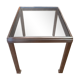 Guy Lefèvre for maison Jansen sofa tip in brushed steel